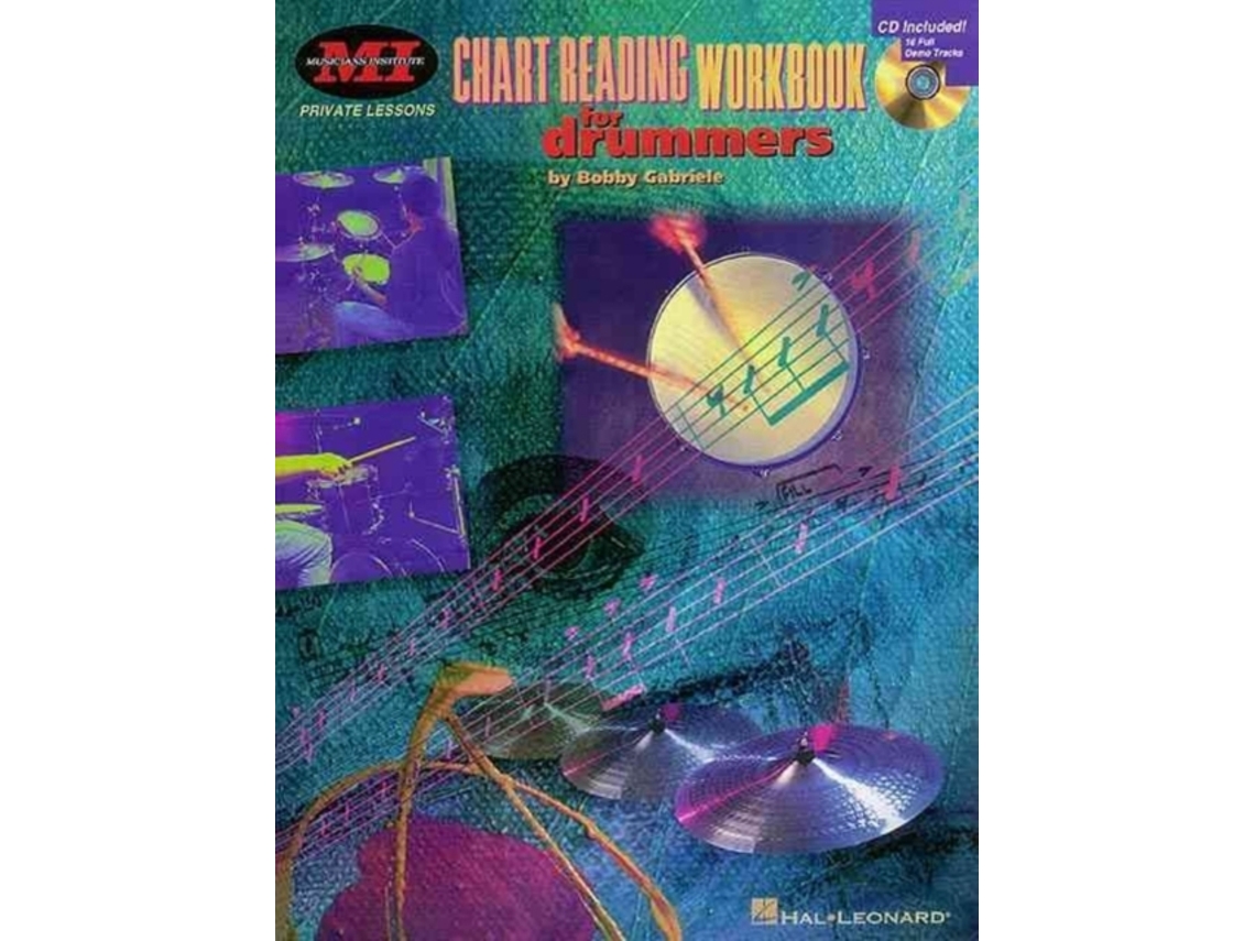 Livro Chart Reading Workbook for Drummers de Bobby Gabriele (Inglês)
