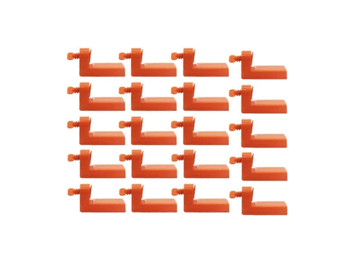 20 Grampos De Ajuste De Ângulo Para Azulejos Com Fita Para Fixação E Assentamento Em Pisos, Paredes E Cerâmica Slowmoose