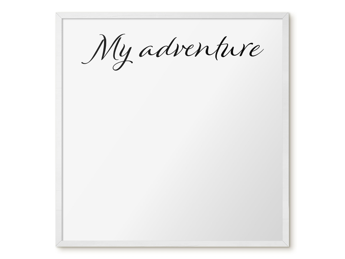 Magnetic Board For Wall My Adventure For The Bedroom Espelharte (50x50 Cm)