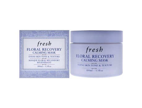 Máscara calmante de recuperação floral da FRESH para mulheres - máscara de 3,3 oz