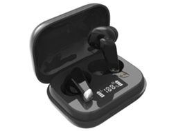 Auriculares Bluetooth True Wireless de Lcd UrbanoEstéreo Dual Pod Earbuds Cool Urban Preto