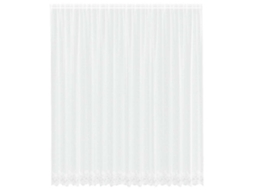 Conjunto 1 Cortina De Renda Vidaxl Branco Poliéster (280 X 400 Cm)