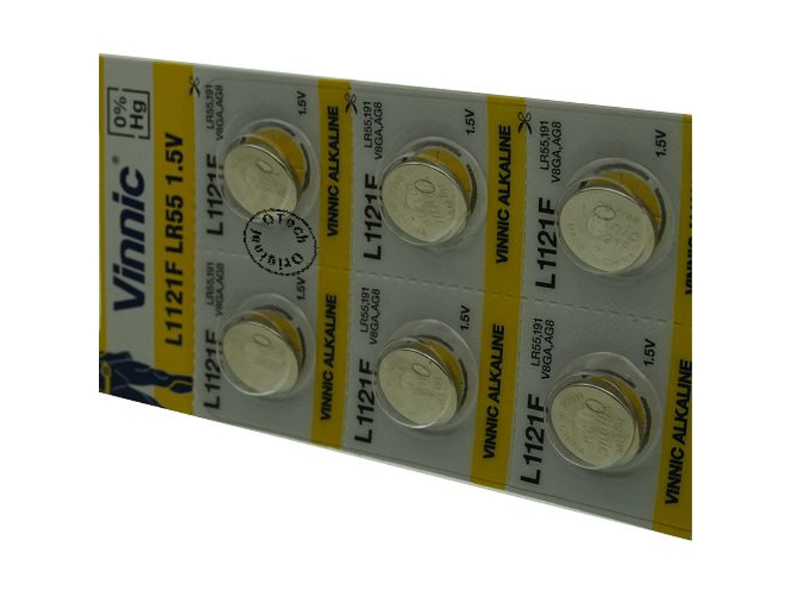 Conjunto de 10 Pilhas OTECH Vinnic para RAYOVAC 191
