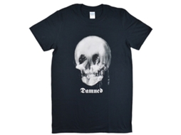 The Damned Mirror Skull T-shirt Unisex Adults Size:s