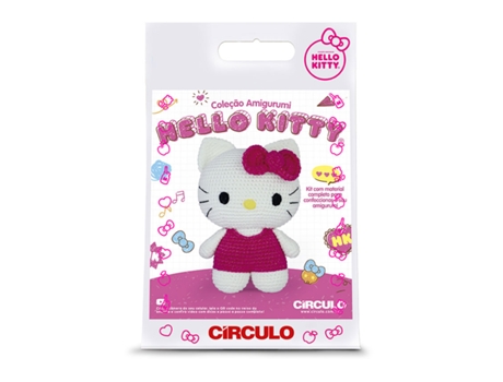 Kit De Crochet Circulo Amigurumi Hello Kitty Rosa Ci482927 2/880404