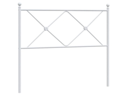 Headboard, Headboards Vidaxl Branco Aço (100 Cm)
