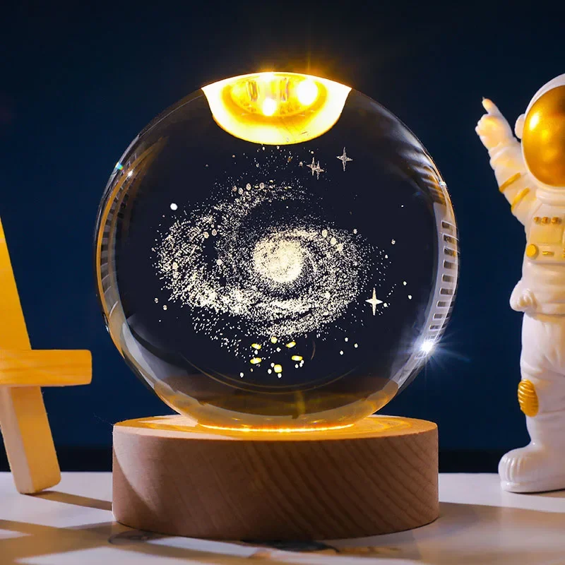 Bola de Cristal de 60 Mm com Gravação a Laser 3d MDUG (estilo 25 60 Mm)