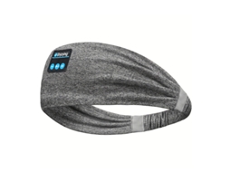 (cinza) Fones De Ouvido Esportivos Bluetooth Com Faixa Elástica Para A Cabeça, Máscara De Dormir Sem Fio Com Controle De Volume Usb