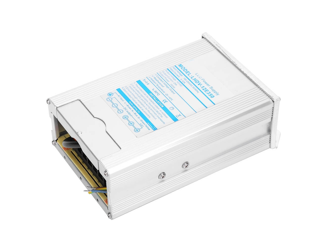 Fonte De Alimentação À Prova D'água Laxiscreed De 350w Para Led Com Ligações Seguras E Duráveis