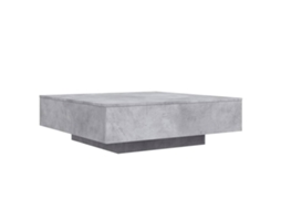Mesa de Centro Derivados de Madeira Cinza Cimento MAISON EXCLUSIVE (100x100x31 cm)