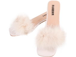 Pantufas Femininas, Sapatos Felpudos Para Mulheres Com Pelos, Macios E Fofinhos Para Animais De Estimação.