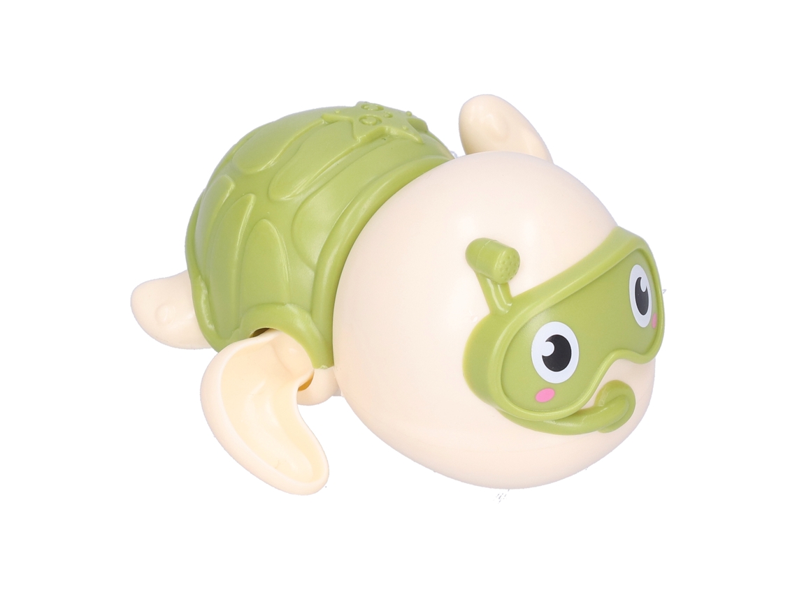 Mali brinquedo de Banho Tartaruga com Mola para Nadar Brincadeira Infantil Banho Piscina Menos de 3 Anos