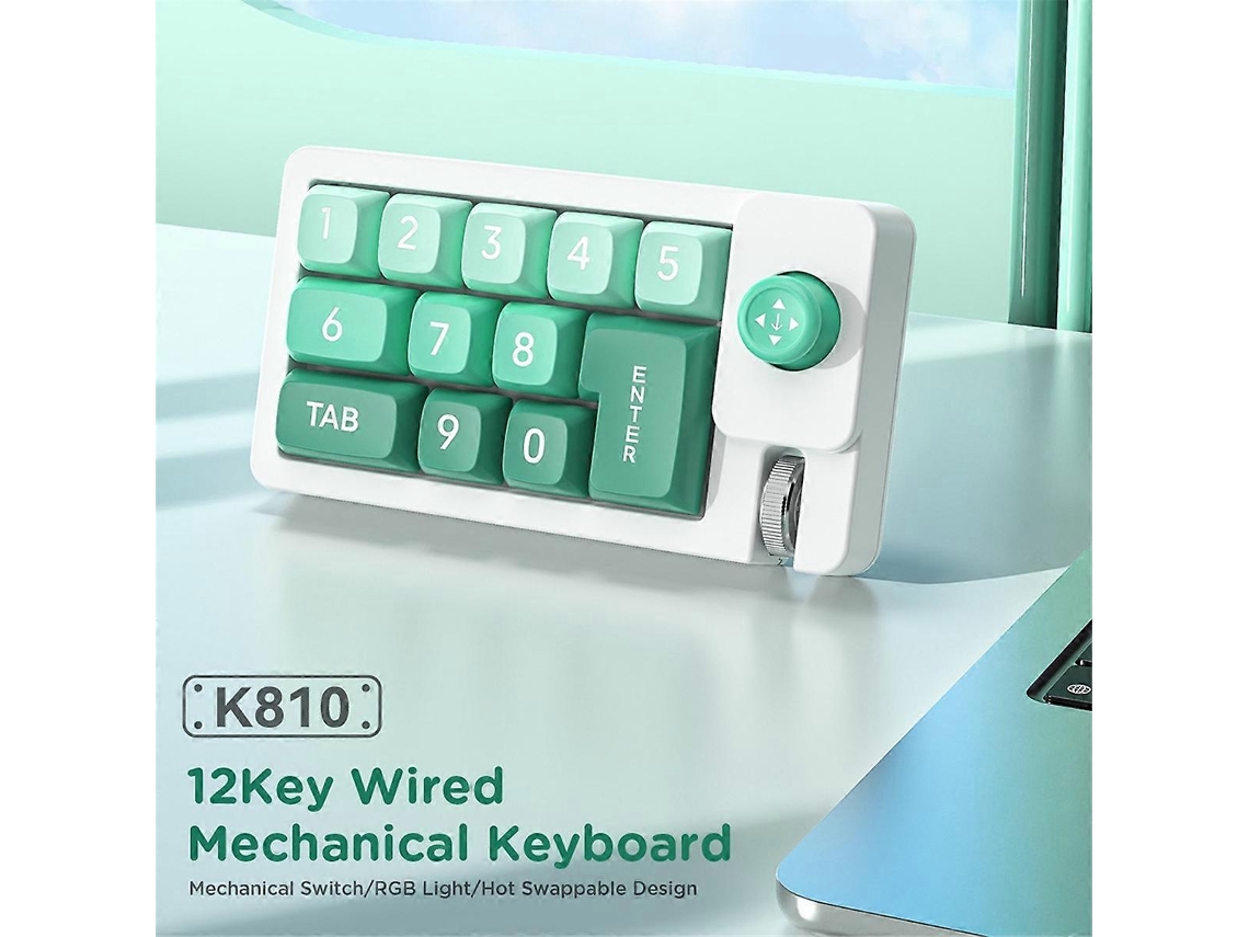 Teclado Mecânico Digital Rgb Com Fio E Intercambiável Com Macro Joysti Ly Ebike