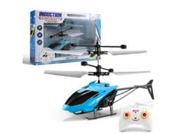 2026 helicóptero de Controle Remoto para Crianças e Adultos com Giro, 30 Min de Voo, Indoor, 3.5 Canais, Luz Led, Velocidade Alta/baixa Azul