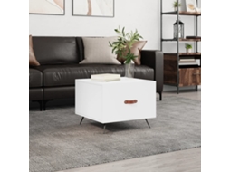Vidaxl Mesa De Centro 50x50x40 Cm Derivados De Madeira Branco