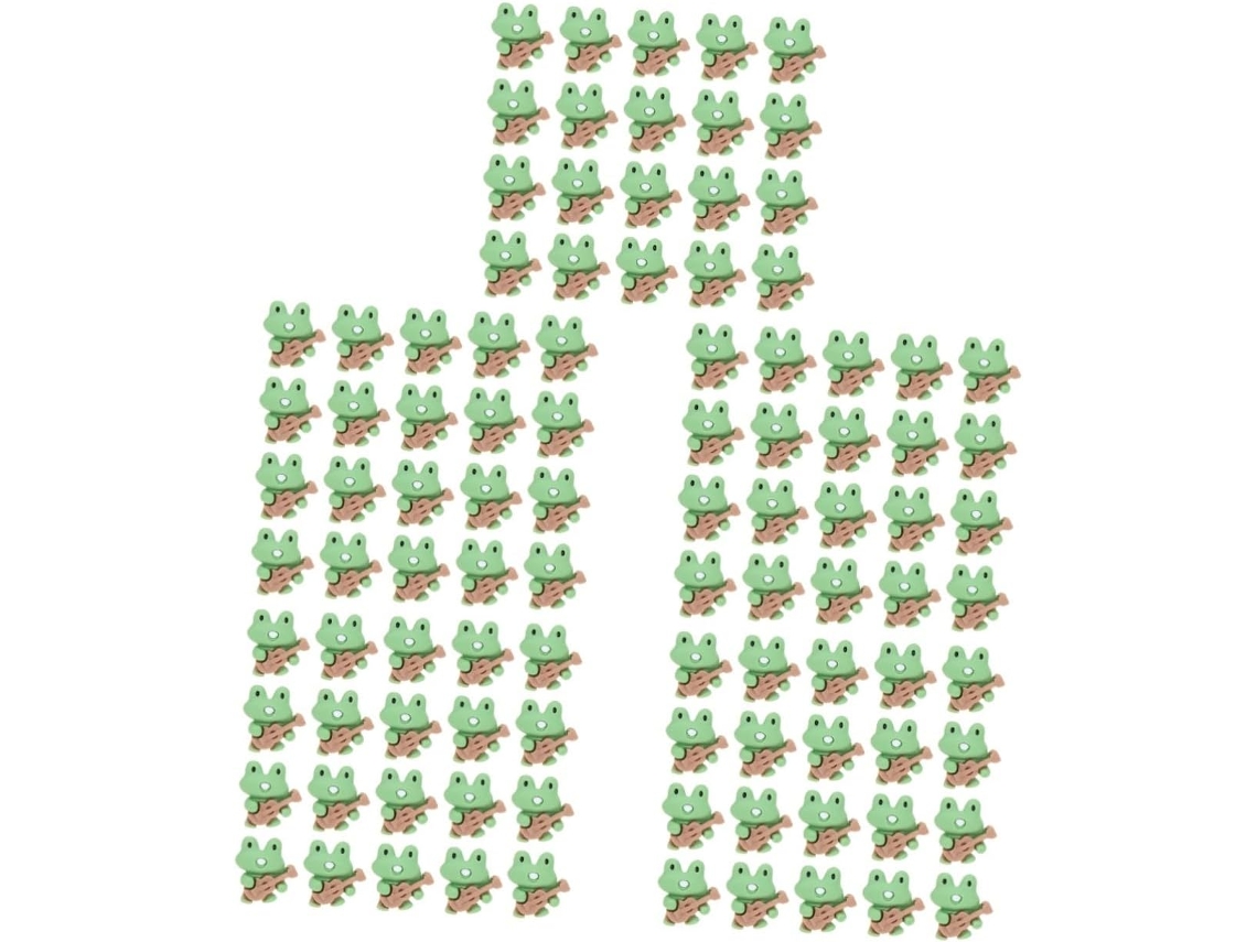 100 Alfinetes Decorativos Multifuncionais Em Formato De Sapo E