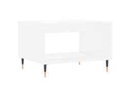 Mesa de Centro Derivados de Madeira Branco MAISON EXCLUSIVE (60x50x40 cm)