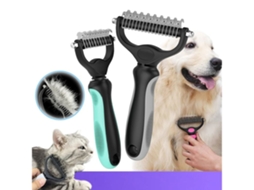 Pente/pincelo de Dupla Cabeça para Cães e Gatos, Rosa, Código S* ZYBLSSBB