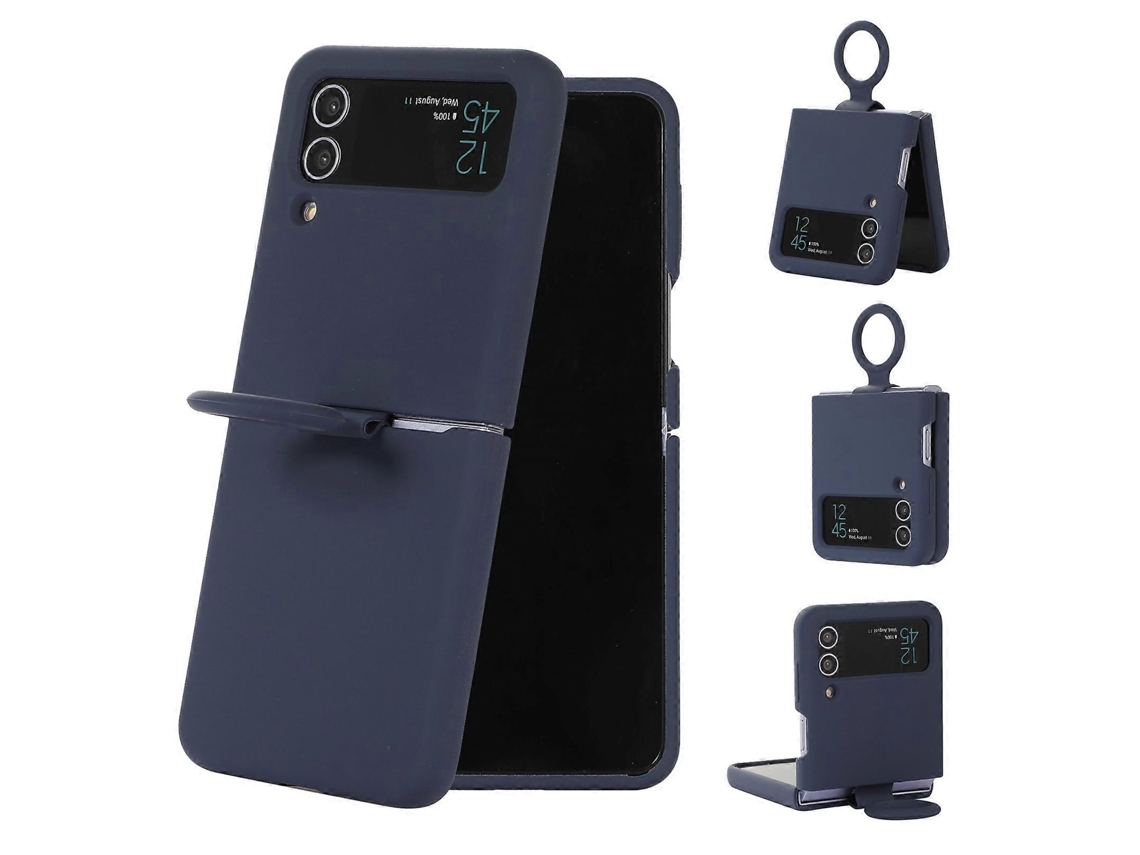 Capa Silicone Anel Para Samsung Galaxy Flip 4, Elysve