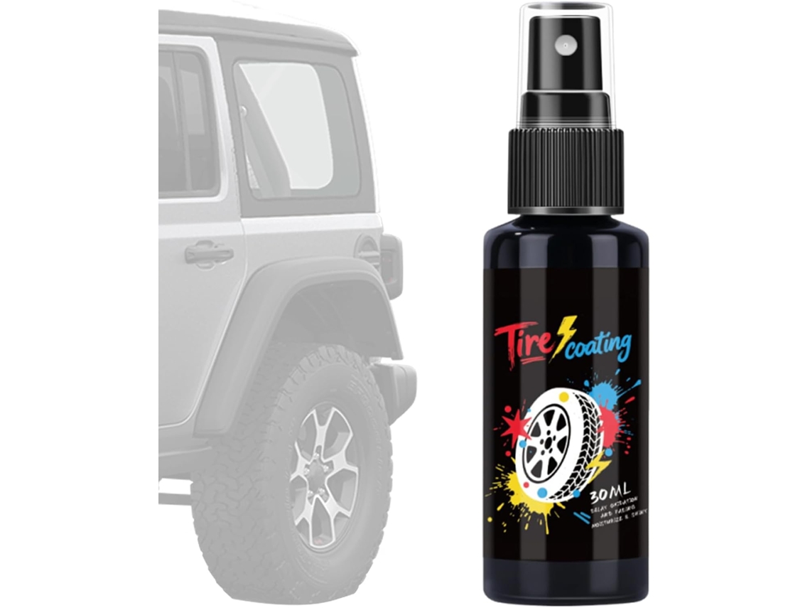 Spray para brilho de pneus - Agente de revestimento nano para pneus