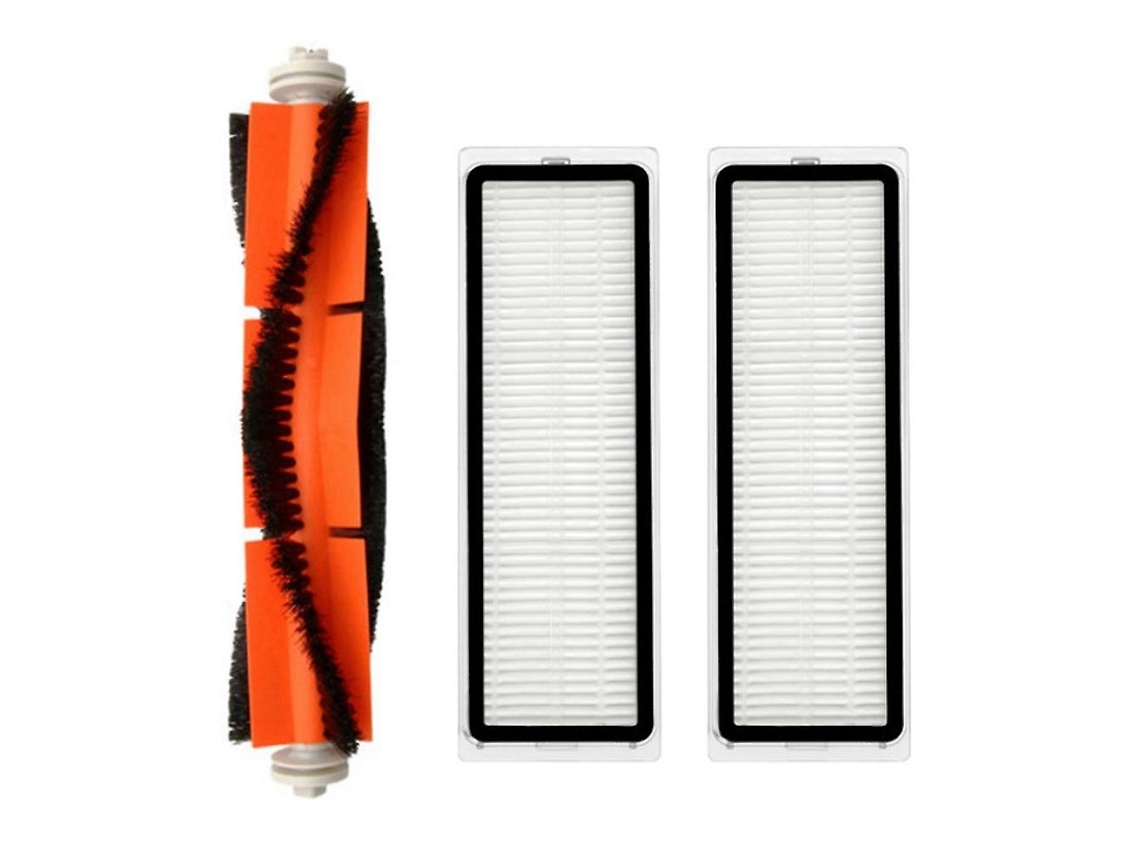 Escova Principal de Filtro Hepa Lavável 3 Peças para Robô Dreame S10 S10 Pro