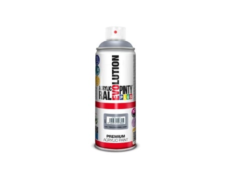 Tinta em spray Pintyplus Evolution RAL 7000 Cinzento squirrel 400 ml