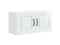 Vidaxl Painel De Lava-louça Kalmar Branco Brilhante 80 X 31 X 40 Cm