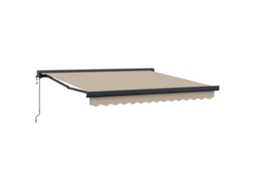 Toldo Retrátil Bege 300 X 250 Cm Tecido e Metal MAISON EXCLUSIVE