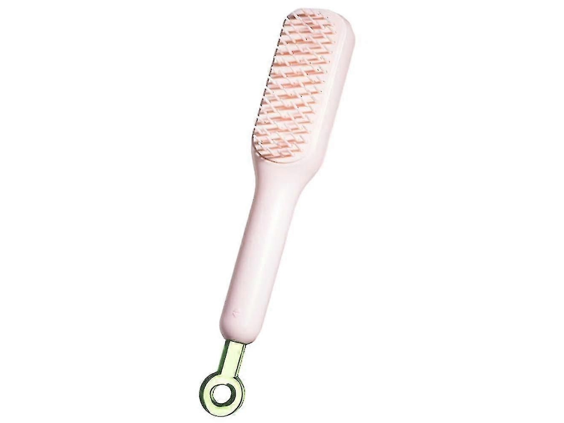 Pente De Massagem Antiestático Autolimpante, Pente De Limpeza Retrátil, Escova De Cabelo De Massagem Para Mulheres, Escova De Cabelo De Limpeza D