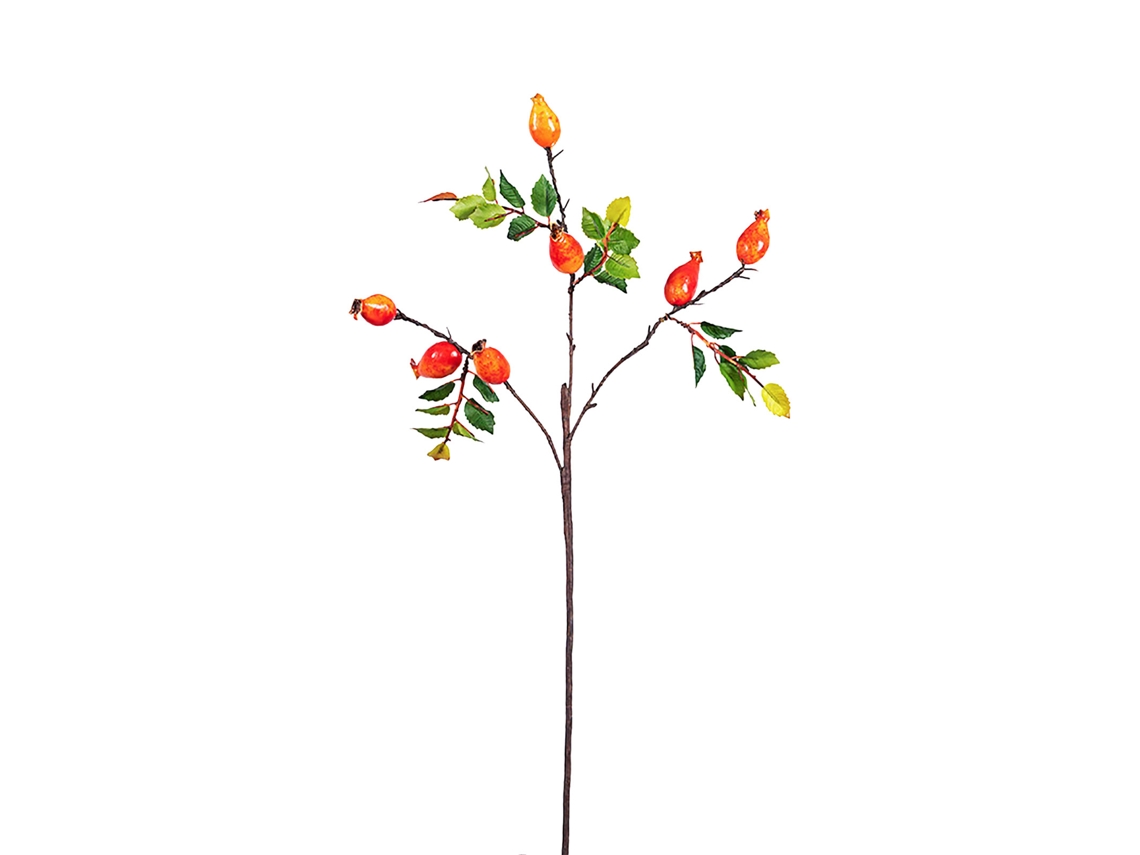 Ramo De Fruta Artificial (aproximadamente 56 Cm De Comprimento) (1 Ramo Com 7 Frutas) Eoocoo