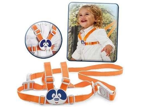 Andador  Suspensórios Nylon Safe Line Laranja  (3 anos)