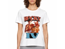 Rockinstone Rocky Movie Orangey White Adult T-shirt Size:xl