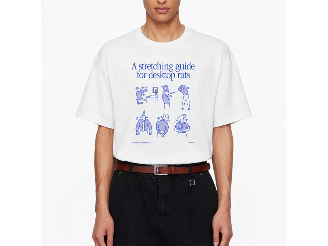 Rockinstone A Stretching Guide Ada Byron T-shirt Unique Designer Style