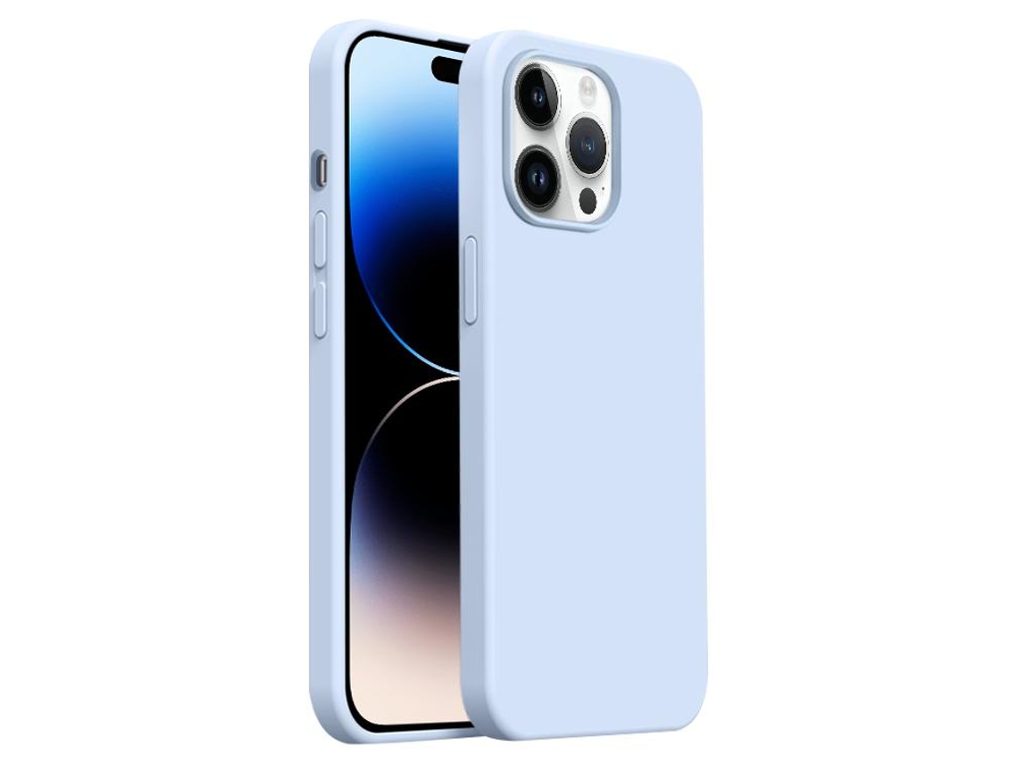 Capa De Silicone Líquido Ultra Fina Para Iphone 14 Pro - Cobertura Total - Magsafe