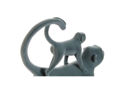 Figura Decorativa Dkd Home Decor Resina Macaco 2 Pcs 22.5 X 8 X 27.5 Cm