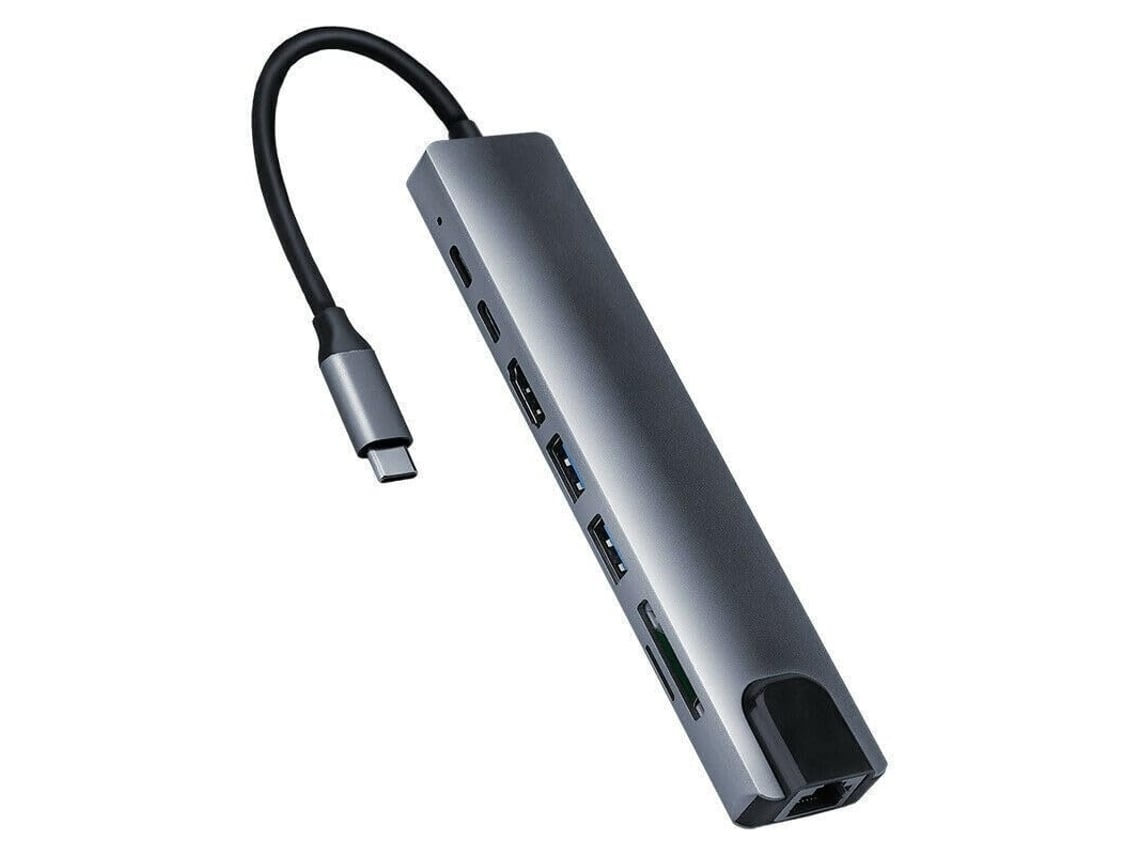 Hub Usb c 8 em 1 com Hdmi STELASPLEN