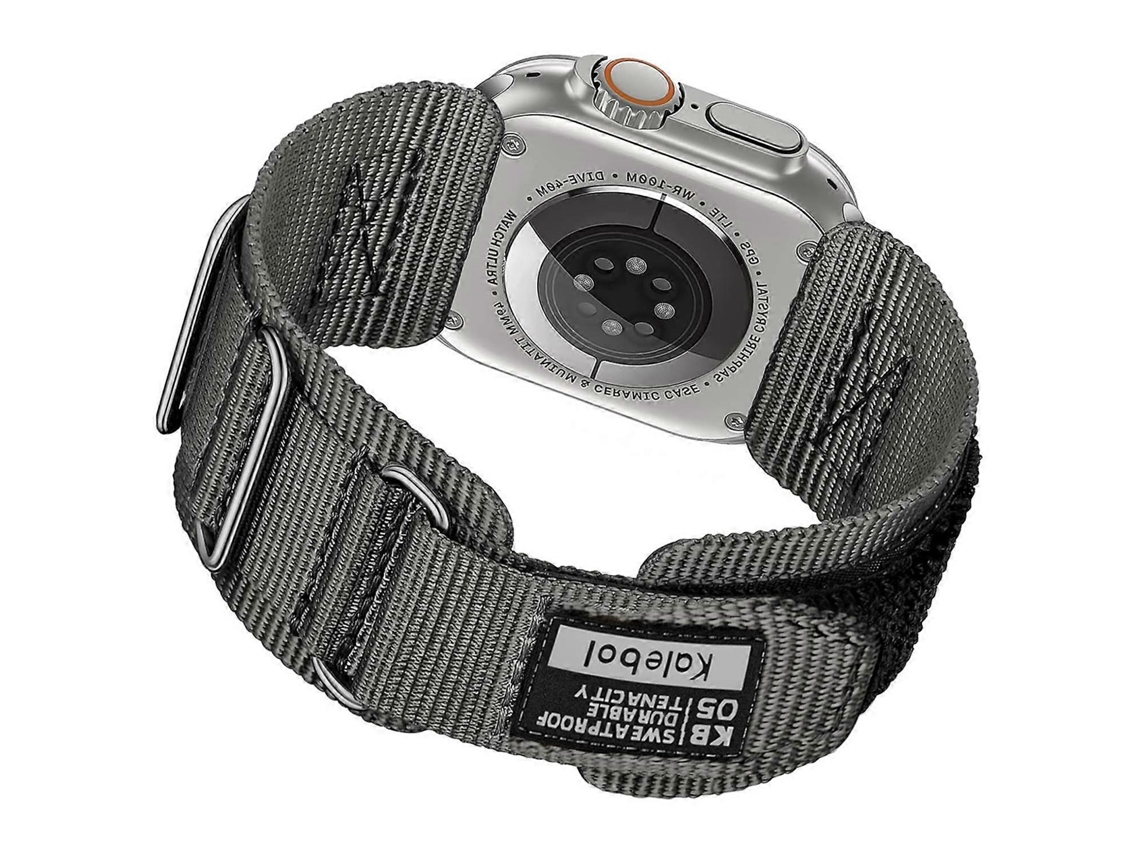 Lurelia Pulseira De Nylon Com 3 Anéis, Compatível Apple Watch Series 10 42 Mm/ 9, 8, 7 41/ Se (2022) (2023)