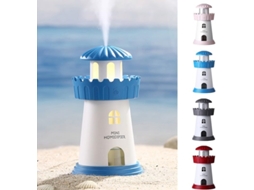 Umidificador Lighthouse Com Luz Noturna, Mini Névoa Para Casa, Mesa, Quarto, Carro