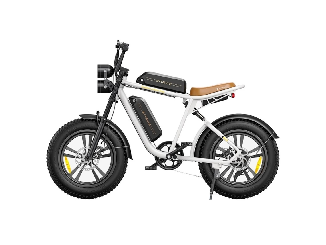 Engwe M20 Bicicleta Elétrica Todo-o-terreno Com Pneus Largos De 20" Motor De 750 W Bateria Dupla De 48 V E 26 Ah