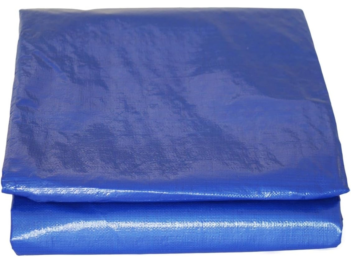Lona Para Piscina Retangular 6 X 10 M Com Rede De Drenagem Central E Proteção Uv