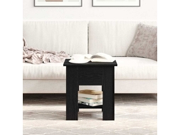 Vidaxl Mesa De Centro Carvalho Preto 40 X 40 X 42 Cm