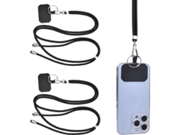 Lurelia Cordão Para Telemóvel Ajustável Transversal De Pulso Para Pescoço Com Fivela Metálica Anti-perda