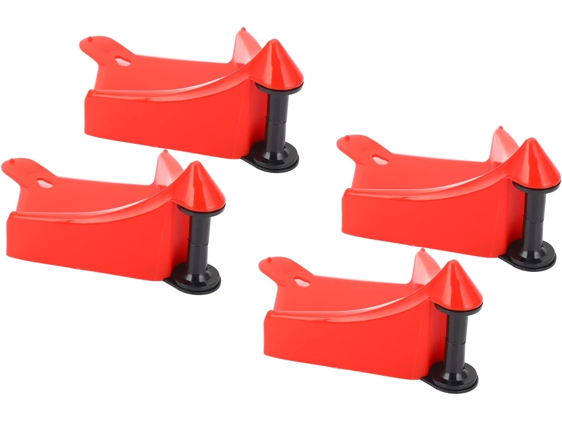 Conjunto De 4 Peças Roletes Guia Para Mangueira Pneu Carro Em Abs,