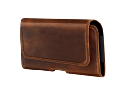 Capa Cinto Smartphone Mm Proteção Para Universal Universal Avizar Pele Magnética Castanho