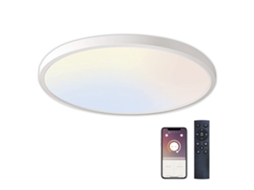 Plafón Led LEDBOX 48W 500mm Cct Bluetooth + Comando Rf Dual