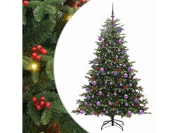 Conjunto 1 Árvore De Natal Artificial Moderna Vidaxl Verde Pvc (180 Cm)