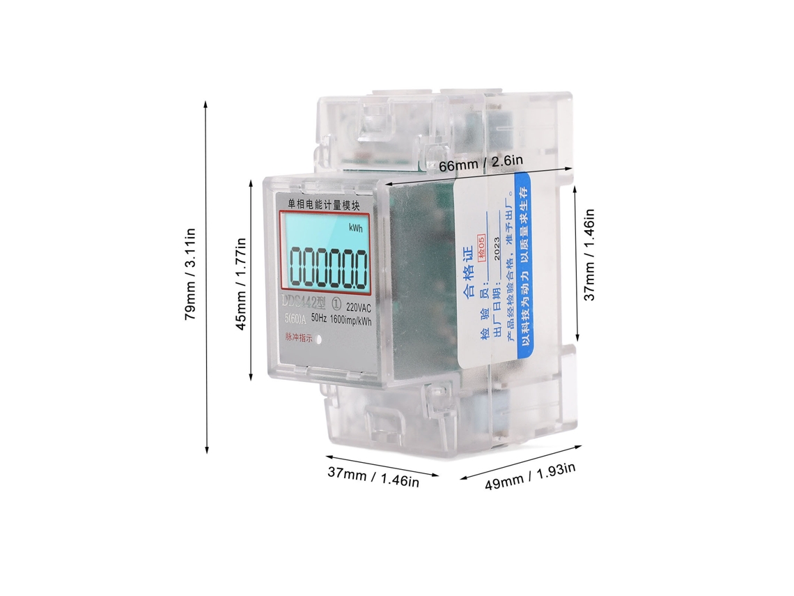 Laxiscreed Medidor De Energia Inteligente Com Ecrã Lcd Para Monitorizar Consumo De Energia