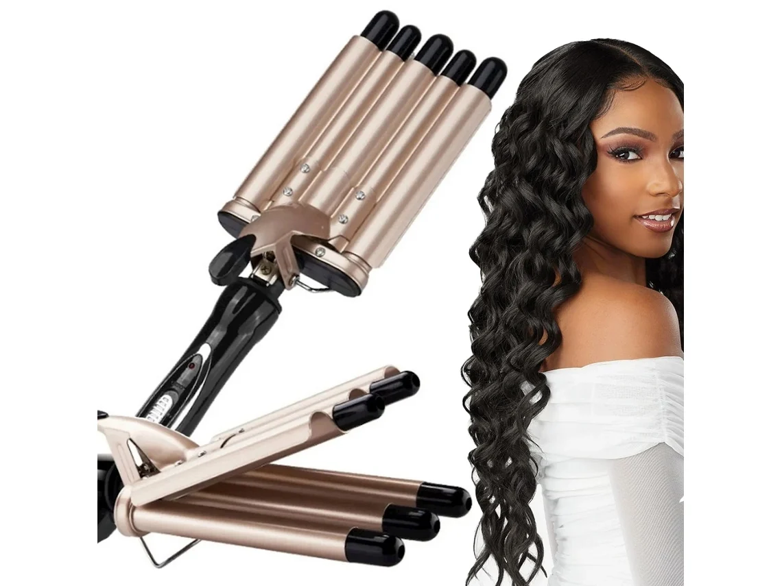 Máquina De Ondulação Modelador De Cachos Modelador De Cachos Ondas Slowmoose