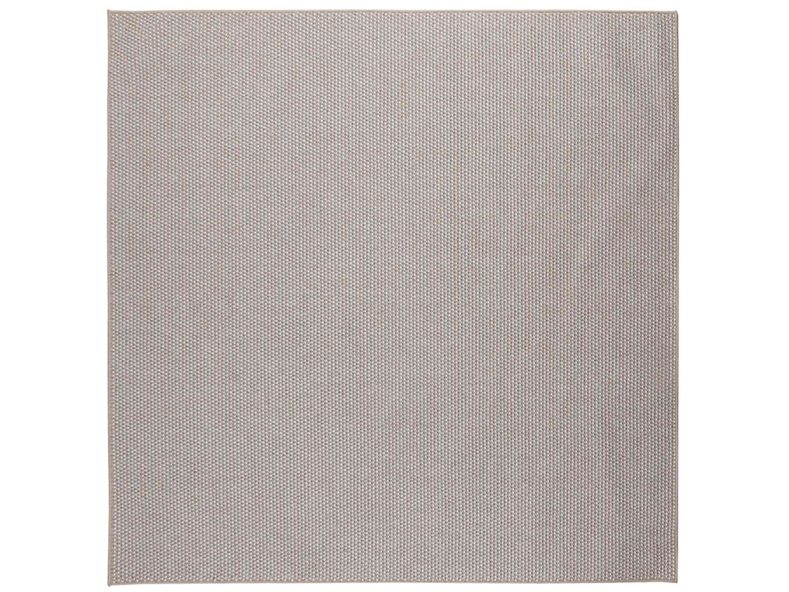 Tapetes de Área Lugo Creme e Taupe 240 X 240 Cm Poliéster VIDAXL