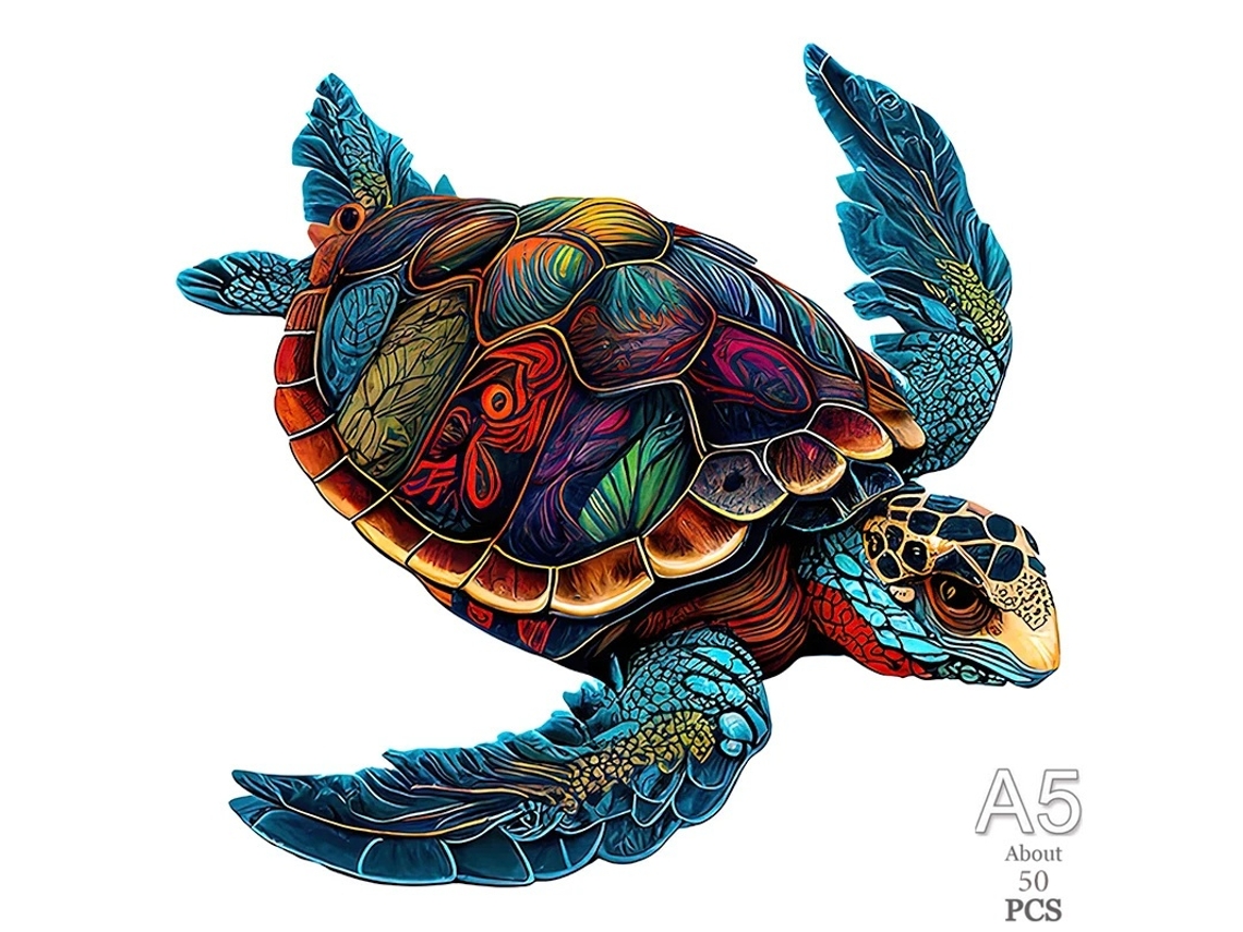 Quebra Cabeça De Madeira Tartaruga Irregular Jogo Interativo Inteligente Para Toda A Família Presente Perfeito Para As Festas Aquaforge